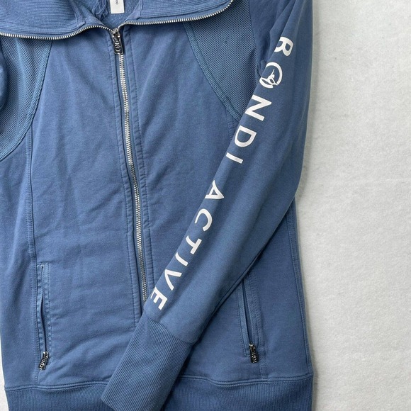 Bondi Active Womens Size 8 Full Zip Up Sweatshirt W/ Zip Pockets &‎ Mesh Accent - Picture 12 of 15